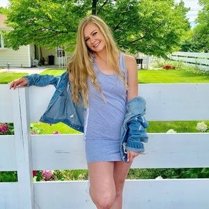 Large mini dress! Super great material!